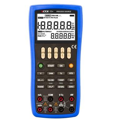 China VICTOR 11+ Signal Source LCD Display Thermocouple Simulator Process Calibrator 205 *95 *42 mm for sale