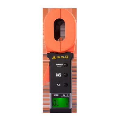 China VICTOR 6412 Ground Clamp Resistance Tester 30A Clamp Open Size 32mm 47*28.5mm for sale