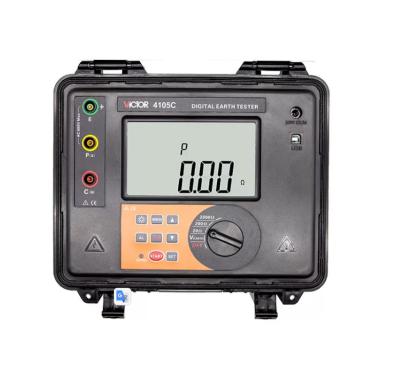 China VICTOR 4105C Soil Resistivity Anti-light Large Inspection LCD Display Digital Ground Resistance Tester 128*75mm for sale