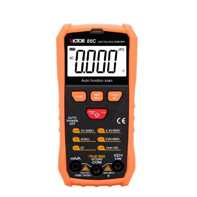 China VICTOR 85C 1999 Counts 3 1/2 NCV Digits RMS Small Size True Live Torch Smart Multimeter 146*72*50mm for sale