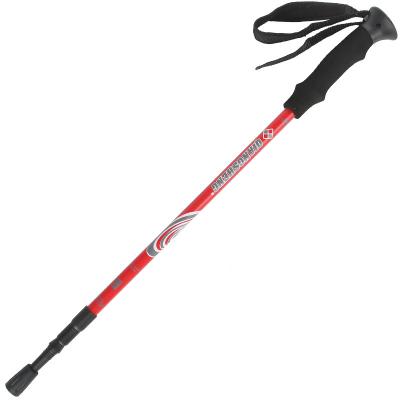 China Durable Adjustable Straight Ultralight 3 Connection 7075Aluminum Telescopic Trekking Pole Rise/Ski Rise/Skiing Pole for sale