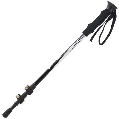 China Durable Tungsten Tip Grip 7075Aluminum Clasp Supfire Rise/Rise/Ski Lock Walking Stick Telescopic Heights Durable Straight Pole for sale