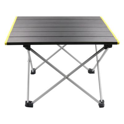 China New Style Minimalist Anti-Slip Pressure-Resistant Outdoor Table Pads Ultralight Folded Camping Table 1.2kg Aluminum Alloy For Picnic Tent for sale