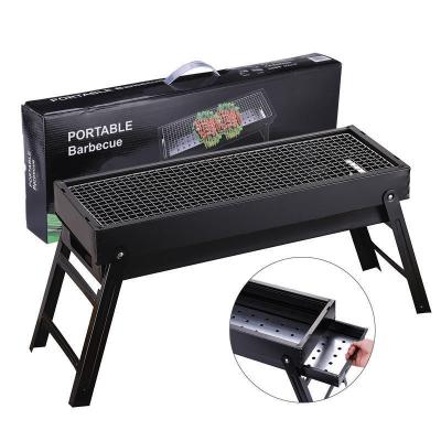 China Not Easy To Deform Durable High Quality Sizes Carbon Steel Folding Grill Easy To Clean Folding Charcoal BBQ Grills For Outdoor for sale