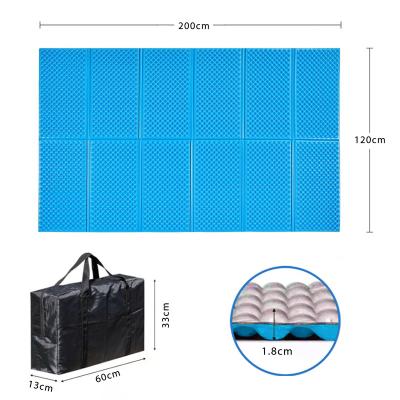 China Camping Useful Soft Widened Outdoor Double Tent Protective Film Aluminum Mat Egg-nest Type Mat For Camping for sale