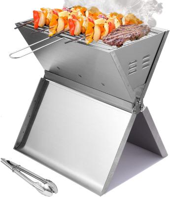 China Adjustable Height BBQ Grill Stove Stainless Steel Portable BBQ Tool Kit for sale