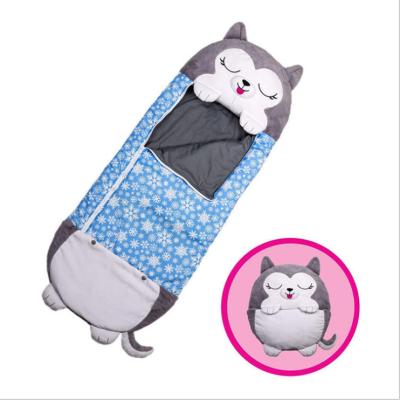 China Lazy One-Piece Sleeping Envelope Type Children Pajamas Sleeping Bag Outdoor Cartoon Kids Camping Bag for sale