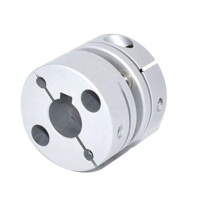 China Backlash Zero Disc Coupling/Double Flexible Diaphragm/Rigid Aluminum Coupling for CNC Servo Motor Stepmotor for sale