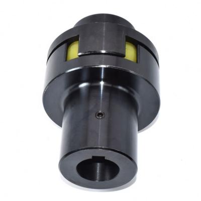 China Industrial Equipment High Torque High Precision Steel Spider Claw Flexible Curved Jaw Type Rubber Clutch Couplings For Vacuum Pump for sale