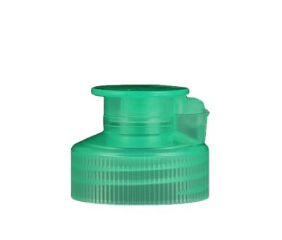 China Non Spill Green Color 28 400 Shake Top Cap Shampoo Top Deteregent Shake Top Cap for sale