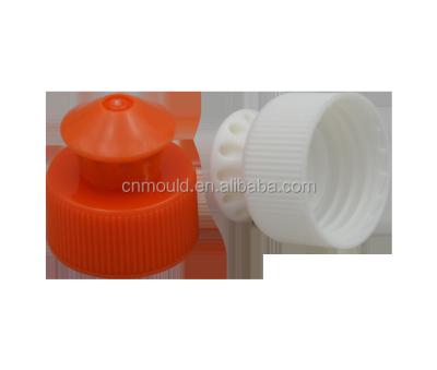 China Beverage pull push cap/push button cap/plastic push-pull water bottle cap for sale