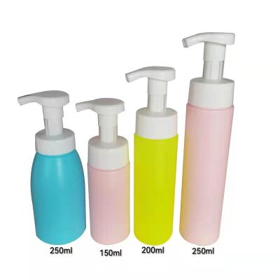 China 150ml 200ml 250ml Foam Bottle PET Bottle HDPE Cosmetic Bottle for sale