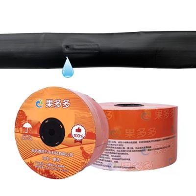 China Emitter Drip Tape 2.7l/h 2000m Plastic Flat Black LDPE Drip Tape Drip Irrigation Tape for sale