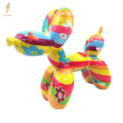 China High Quality Creative Europe Koons Balloon Dog Resin Balloon Dog Statue for sale