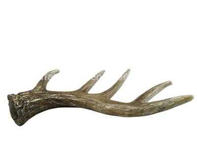 China High Quality Africa Deer Horn Shape Hook For Home Decor Artificial Resin Antlers Deer Horn for sale