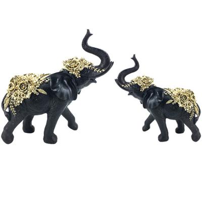 China Europe Handmade Resin Animal Crafts Elephant Statue Home Decoration for sale