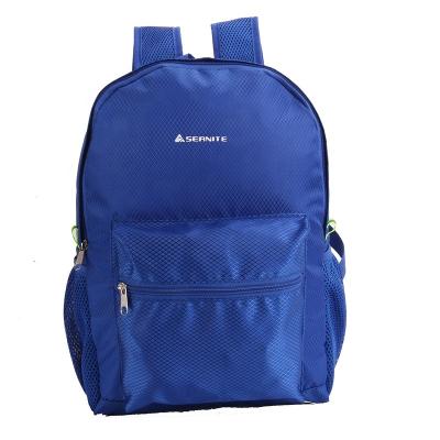 China Custom lightweight nylon daypack factory backpack foldable shopping bag cheaper waterproof wholesale anti-theft logo for sale