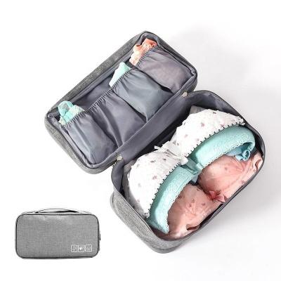 China High Quality Polyester 300D 2 Tone Clothes Underwear Storage Bags Space Saver Travel Luggage Sleek Workable Organizer Bag for sale