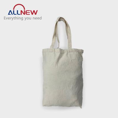 China Reusable Customized Plain Recycling Large Tote Grocery Bag Eco-Friendly Supermarket Cotton Canvas Reusable Shopping Bags With Handle for sale