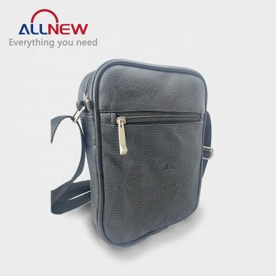 China Wholesale Fashion Small PU Daypack Stylish Custom Leather Cell Phone Crossbody Long - Casual Body Sling Bag For Men for sale