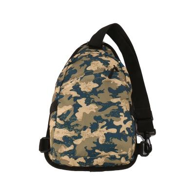 China Fashion Newest Style Camouflage Sling Casual Bag Outdoor Sport Unisex Lightweight Leisure Messenger Bag With Cross - Body Chest Bag for sale