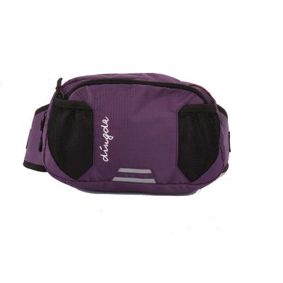 China Water Proof BSCI Factory Wholesale OEM Custom Logo Stylish Outdoor Sports Running Hiking Purple Worthless Pussy Pack Size Recycling Bag for sale