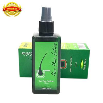 China Loss Prevention Original Made in Thailand 120ml Hair Lotion Wealth Hair Care Spray Hair Loss Root Growth Neo Green Oil Products for sale