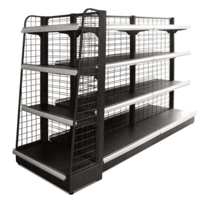 China 5 Layers Hardware Display Rack Supermarket Single Side Gondola for sale