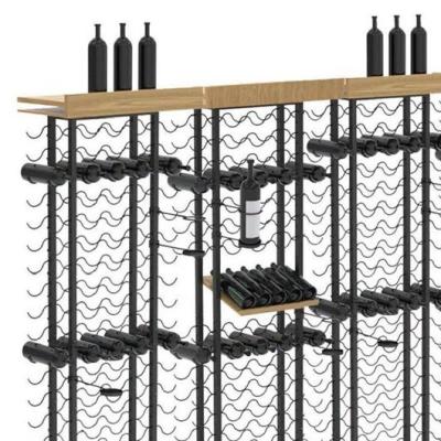 Cina Scaffali di esposizione di legno del vino del metallo che accantonano la vendita al dettaglio del liquore dell'arredamento delle unità in vendita