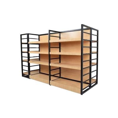 China Book Crystal Wood Display Shelving Units Retail Visual Merchandising for sale