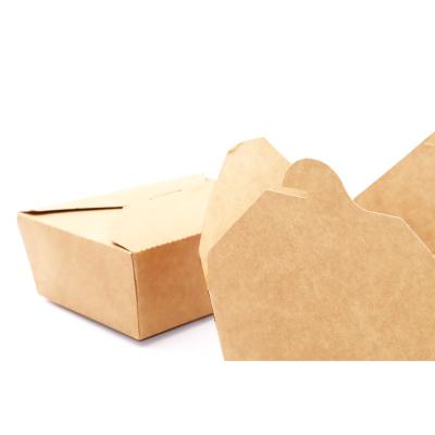 Chine Low Price Disposable/Recyclable Sale Wrapping Paper Environmental Salad Noodle Pasta Packaging Box à vendre