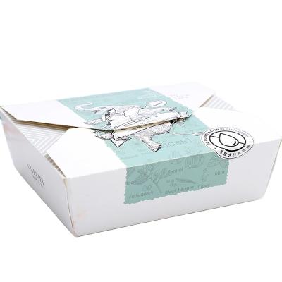 Chine Disposable Eco Friendly 100% Biodegradable Take Out Fast Food Packing Box Online à vendre