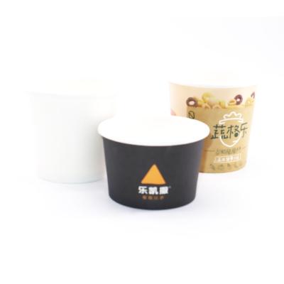 中国 Wholesale Customized Disposable Coated Paper Cup Lids Premium Quality Ice Cream Paper Cups 販売のため