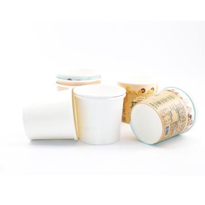 China Hot Sale Disposable Ice Cream Cup Custom Printed Ice Cream Containers With Paper Ice Cream Cup à venda