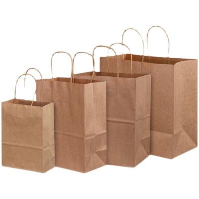 China Hot Sale Disposable Paper Bags With Your Own Logo Custom Logo Branded Printed Paper Bags en venta