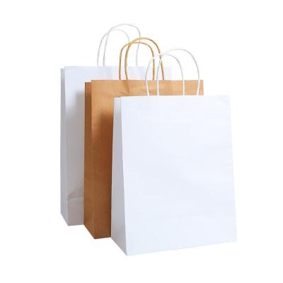 Chine Disposable Cheap Gift Paper Kraft Bags Custom Gift Wrapping Paper Gift Tote Bag à vendre