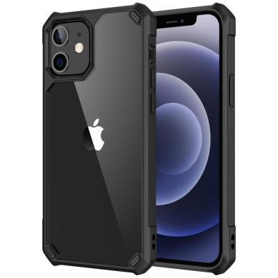 China Air Armor Reinforced Corner Bumper Shockproof Clear TPU Cover Transparent Mobile Case For iPhone 12 Mini 11 Pro Max Case SZ-003 for sale