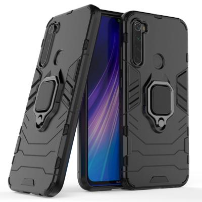 China Anti-fall 2 in 1 phone protector case for xiaomi redmi note 8 case full tpu PC cover for sale