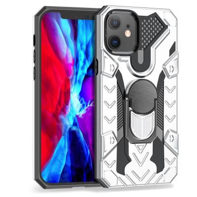 China Kickstand Phone Case For iPhone 12/12 Pro Mini /12 Back Cover Case Max Ring 360 For iPhone 12 Pro Max Case Shockproof Iphone-001 for sale