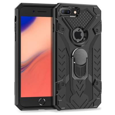 China 2 in 1 Hybrid Two-tone Style Armor Phone Case Cover for iphone 7/8 plus Iphone-001 for sale