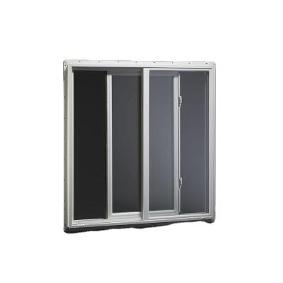 China Quality Price Suitable Soundproof Aluminum Window Frame Magnetic Screen Guaranteed White Frame for sale