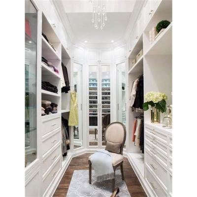 China (Size)Adjustable Custom Walk In Closet Wooden Bedroom Closet Wardrobe Cabinets Walk In Closet Cabinets for sale