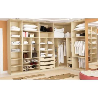 China (Size) Modern Design Closet Cabinet Storage Wardrobe Adjustable Walking Walk In Closet Cabinets for sale