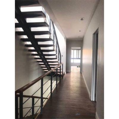 China Foshan Modern Indoor Rubber Factory Stairs Mono Beam Staircase/Indoor Central Stringer Steel Stairs for sale