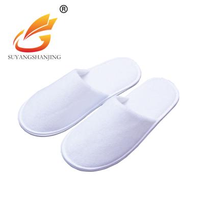 China High Quality Five Star Luxury Hotel Terry Cotton Fabric Slippers Disposable Slippers Wholesale Cheap for sale