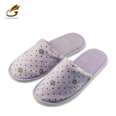 China EMB Cotton Colored Ladies Shoes Indoor Winter Unique Eva Slippers for sale