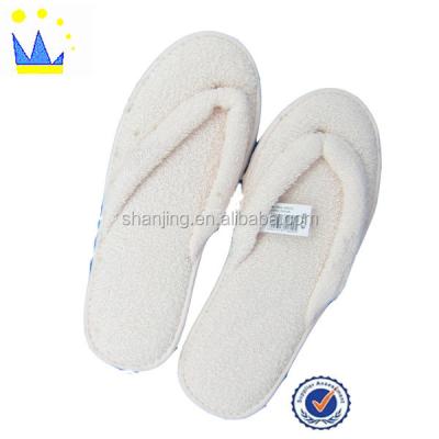 China Flip Flops Terry Cloth Flip Flop For Women Slippers White for sale