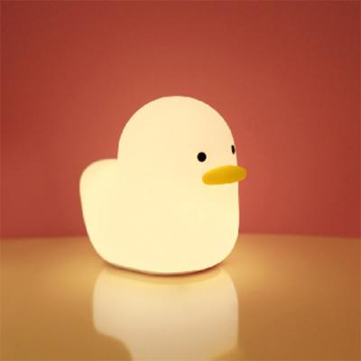 China China Factory OEM ODM USB Rechargeable Cute Dimmable LED Duck Bedside Desk Bedroom Table Light Lamp for sale