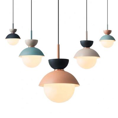 China Hot Selling Amazon Minimalist Factory Macaron Iron Chandelier Creative Discount Ceiling Colorful Linear Steel Bar LED Lamp Pendant Light for sale