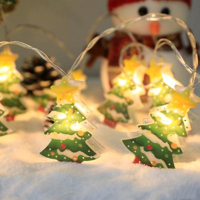 China 20Leds USB Indoor Outdoor Battery Operated Decoration Lights Santa Claus Led String Fairy Snowman Christmas Abs+pvc 2021new 3meter 10 for sale